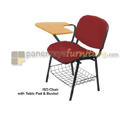 Panen Raya Furniture Kursi Kuliah Ergosit ISO Basic With Table Pad & Bucket