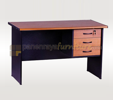 Panen Raya Furniture MEJA KANTOR VIP MV 301 A Teakwood 1200x600x730 mm