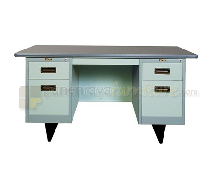 Panen Raya MEJA KANTOR LION L 101 Grey 180x80