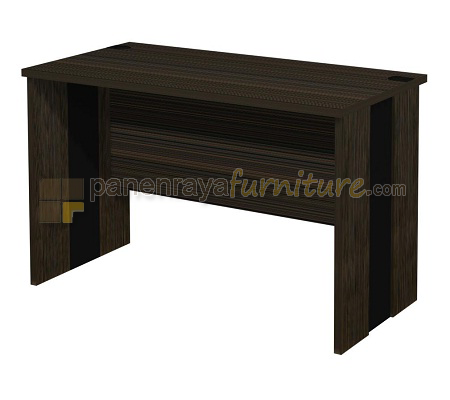 Panen Raya Furniture Meja Kantor Expo MD 1475 Dark Oak 140x75x75