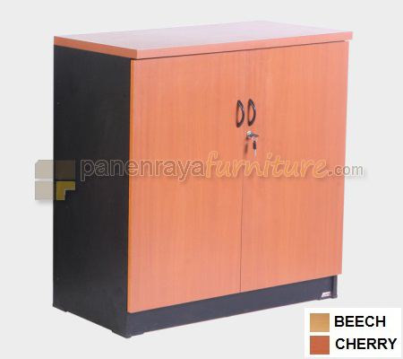 Panen Raya Furniture LEMARI ARSIP KANTOR LUNAR LRP 703 Cherry 80x40x80