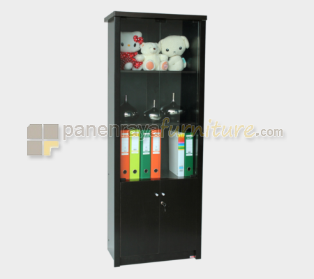 Panen Raya Furniture Lunar Lemari Buku LBC 46 Walnut 62x38x175