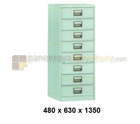 Panen Raya Furniture Card Cabinet Alba CC 8 480x630x1350 Kartu Ukuran 180 X 110