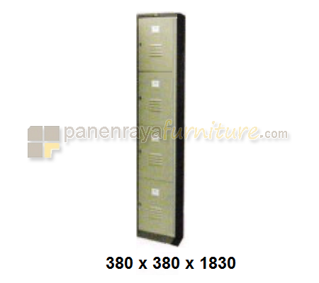 Panen Raya Furniture Locker Besi ELITE EL-464 Grey 38x38 183
