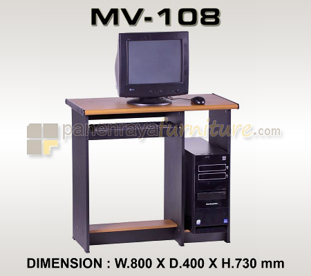 Panen Raya MEJA KOMPUTER VIP MV 108 Teakwood 80x40