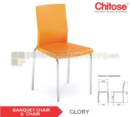 Panen Raya Furniture Kursi Susun Chitose GLORY