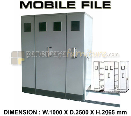 Panen Raya Furniture VIP Mobile File Manual Sistem MFA 4BS185 (16 COMP) Plat 0.8