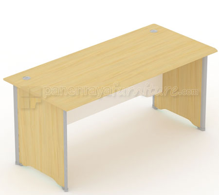 Panen Raya Furniture Meja kantor UNO UOD 7066 Maple-White 160x75x75