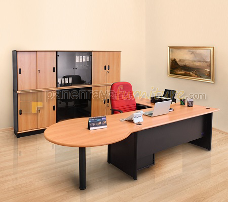 Panen Raya Furniture MEJA DIREKTUR SET UNO CLASSIC SO 1