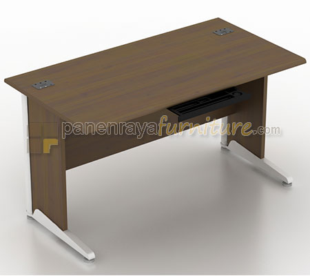 Panen Raya Furniture Meja Kantor Modera AOD 7514 Walnut 140x75x75