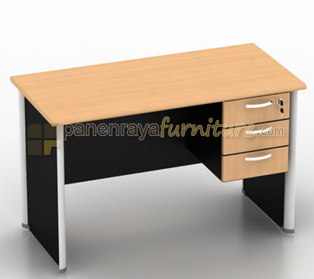 Panen Raya Furniture Meja Kantor Modera EOD 1260 Beech 120x60x75