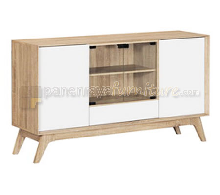 Panen Raya MEJA TV LIBIO 140 LACI - SONOMA CREAM