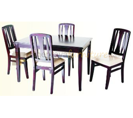 Panen Raya Meja Makan 4 Kursi Starmax Danella