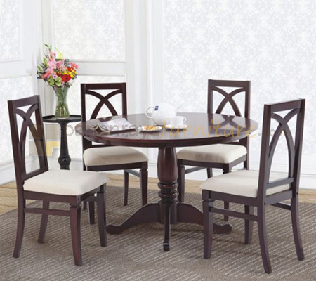 Panen Raya Meja Makan 4 Kursi Starmax Ayanna