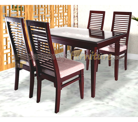 Panen Raya Meja Makan 4 Kursi Starmax Claudius