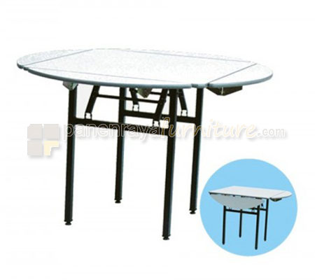 Panen Raya Furniture Folding Table Futura MJ FTR 148 D140 cm