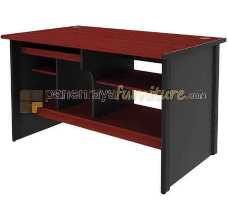 Panen Raya Meja Komputer Expo MPC 123 Mahogani 121x75x75