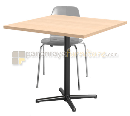 Panen Raya Furniture Meja Food Court Modera MFC 8080 Beech 80x80x75