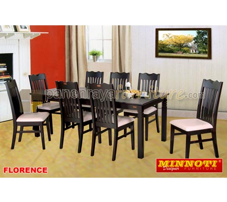 Panen Raya Meja Makan 8 Kursi Minnoti Florence