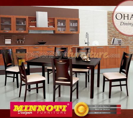 Panen Raya Meja Makan 6 Kursi Minnoti Ohayo