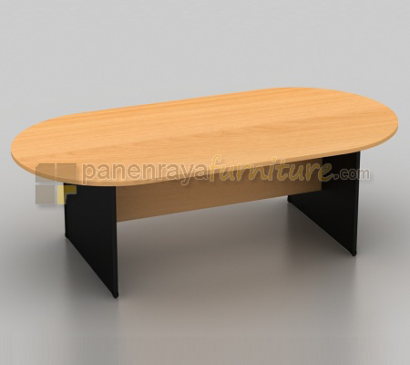 Panen Raya Furniture Meja Meeting Oval UNO UCT 1735 Beech 240X120x75