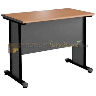 Panen Raya Furniture Meja Kantor Euro DST 1060 Cherry Black 100x60x75