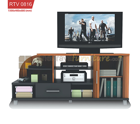 Panen Raya Meja TV Romaro RTV 0816 French Oak 150x40x68
