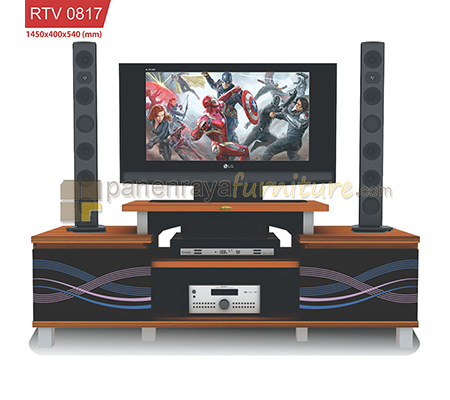 Panen Raya Meja TV Romaro RTV 0817 Italian Walnut 145x40x54