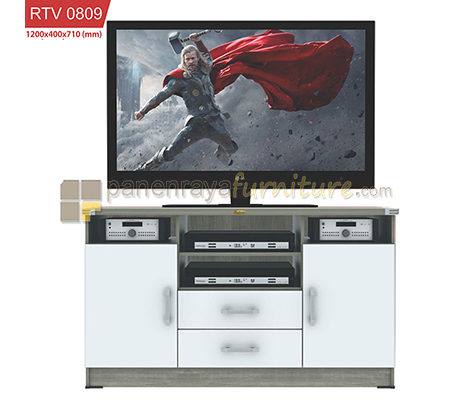 Panen Raya Meja TV Romaro RTV 0809 SO Grey 120x40x71