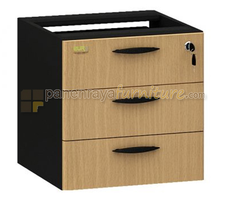Panen Raya Furniture Laci Gantung Euro RHD 4040 Beech Black 39x39x40