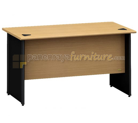 Panen Raya Furniture Meja Kantor Euro ROT 1475 Beech Black 140x75x75