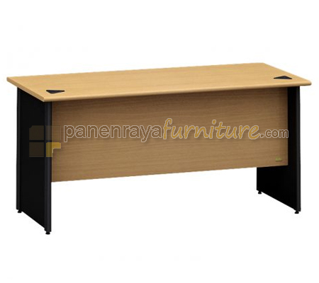 Panen Raya Furniture Meja Kantor Euro ROT 1675 Beech Black 160x75x75