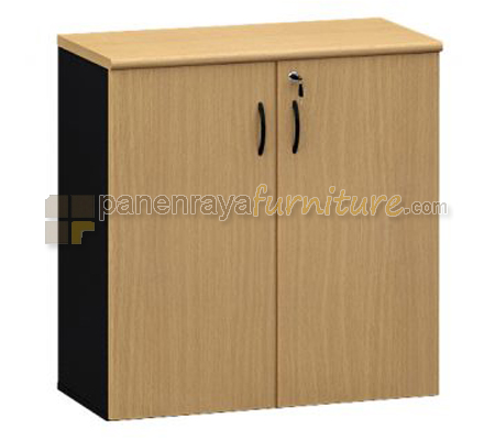 Panen Raya Furniture Lemari Arsip Kantor Euro RUC 8083 Beech Black 80x40x81
