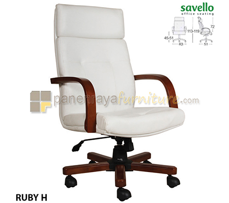 Panen Raya Furniture Kursi Kantor Savello Ruby H