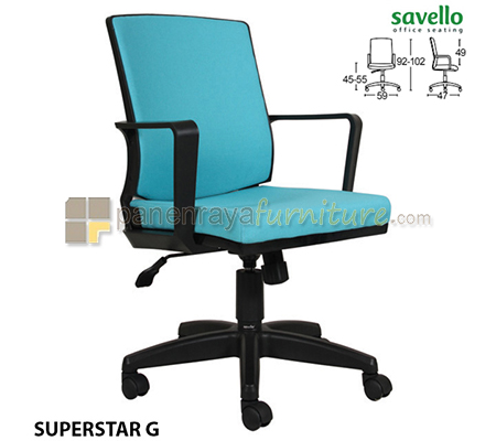 Panen Raya Furniture Kursi Kantor Savello Superstar G