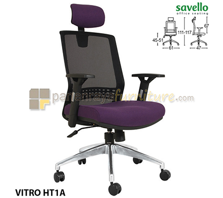 Panen Raya Furniture Kursi Kantor Savello Vitro HT1A