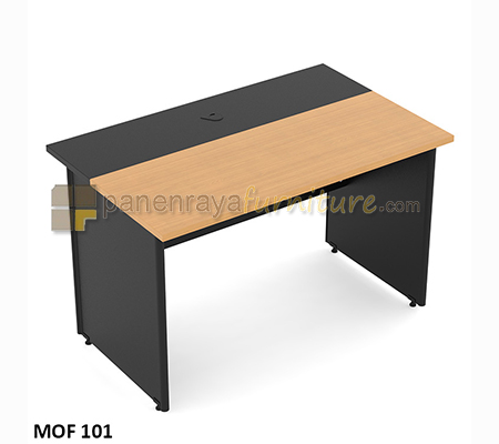 Panen Raya Furniture Meja Kantor 1 Staff Modera MOF 101 Beech 100x75x75