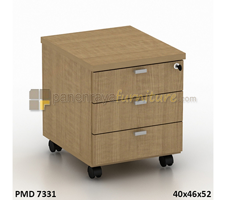 Panen Raya Furniture Laci Dorong Modera PMD 7331 Classic Walnut 40x46x52