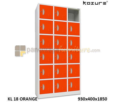 Panen Raya Furniture Locker Besi Kozure KL 18 Biru 903x400x1850