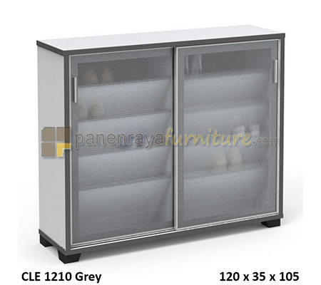 Panen Raya LEMARI SEPATU MODERA CLE 1210 Grey 120x35x105