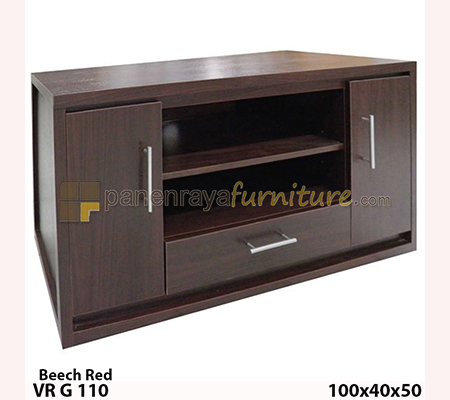 Panen Raya RAK TV GRACE VR G 110 BEECH RED 100x40