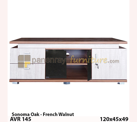 Panen Raya RAK TV / MEJA TV AVR GRACE 145 SONOMA OAK - FRENCH WALNUT 120x45