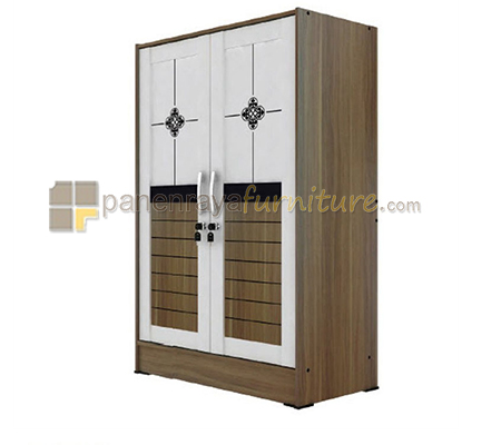 Panen Raya LEMARI PAKAIAN ANAK 2 PINTU FESTIVA BL LOGAN FRENCH WALNUT