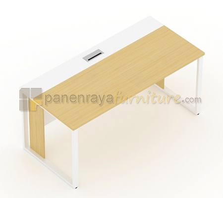 Panen Raya Furniture Meja Kantor UNO UOD 7066N Maple White 160x75x75