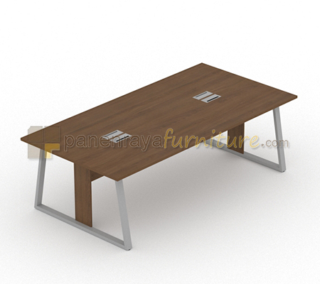 Panen Raya Furniture Meja Meeting Persegi UNO UCT 8773N Walnut 240x120x75