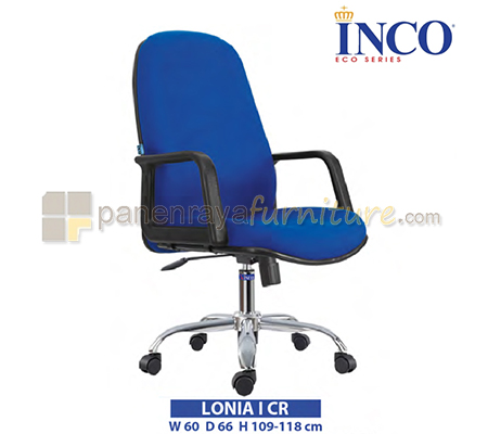 Panen Raya Furniture Kursi Kantor Indachi Inco Lonia I CR PU Armrest