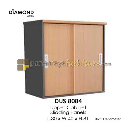 Panen Raya Furniture Lemari Arsip Kantor Euro DUS 8084 Cherry Black 80x40x81