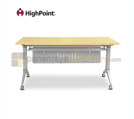 Panen Raya Furniture Meja Lipat HighPoint Siena ZD15O-01 Light Beech 160x60x75