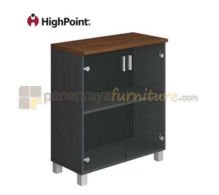 Panen Raya Furniture Lemari Arsip HighPoint Five BST 5553 European Walnut 80x39x92