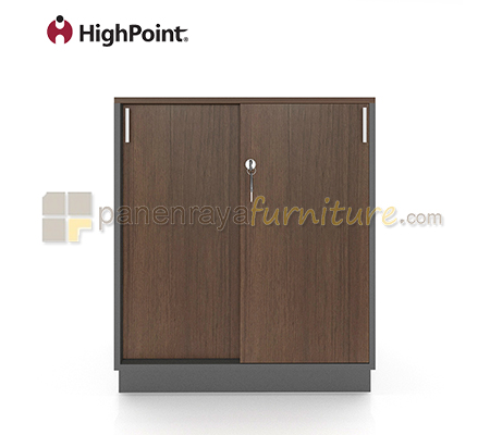 Panen Raya Furniture Lemari Arsip HighPoint BST 5352 European Walnut 80x39x92